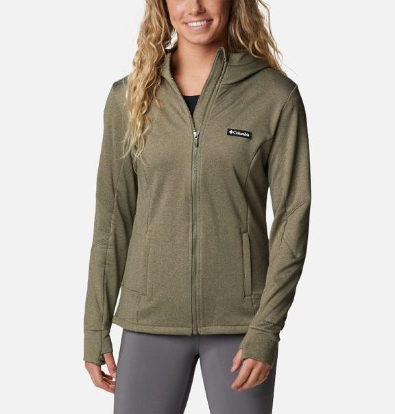 Columbia Windgates Fleece Jacket Green For Women's NZ9815 New Zealand